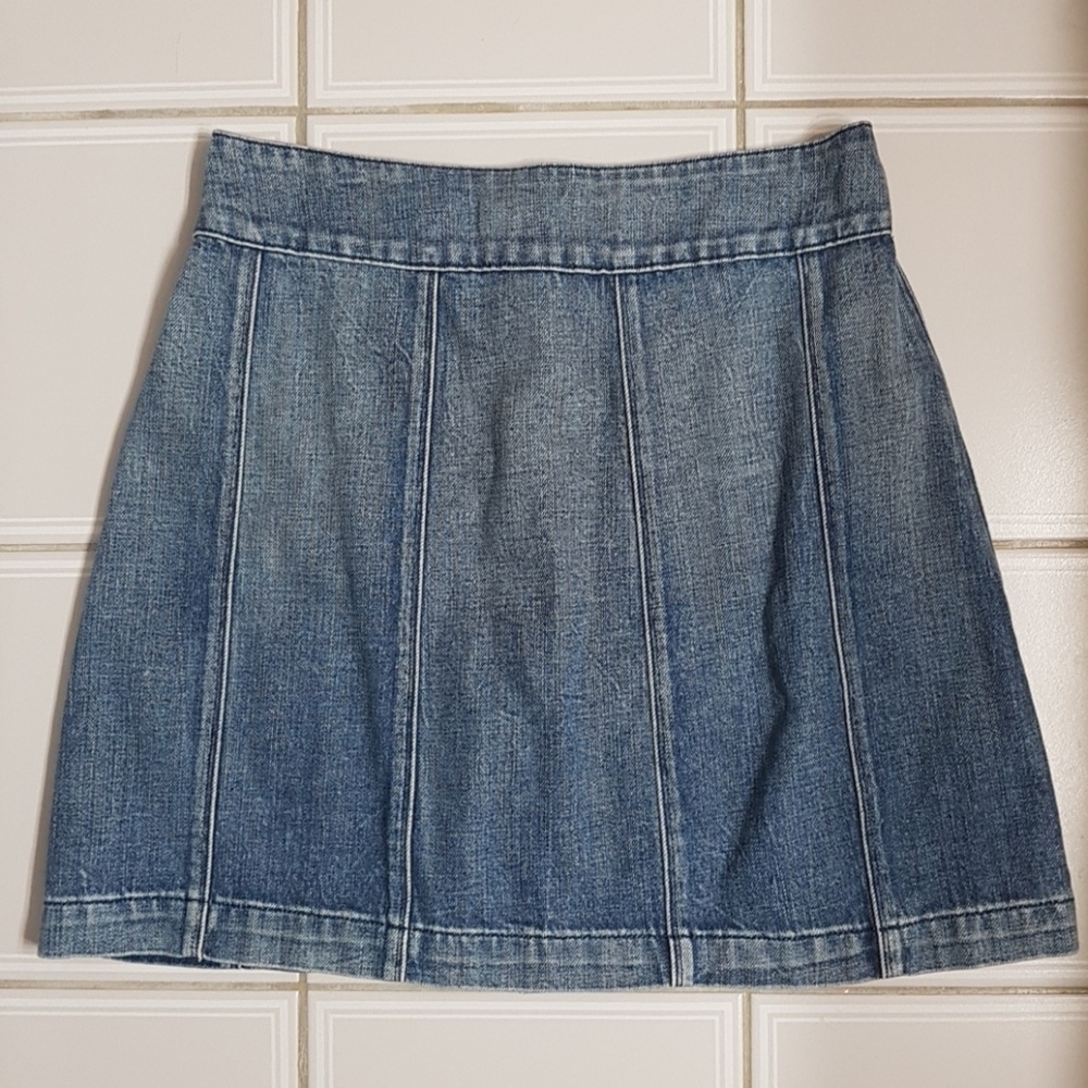 Frame Le Panel Mini Skirt - Picture 5 of 7